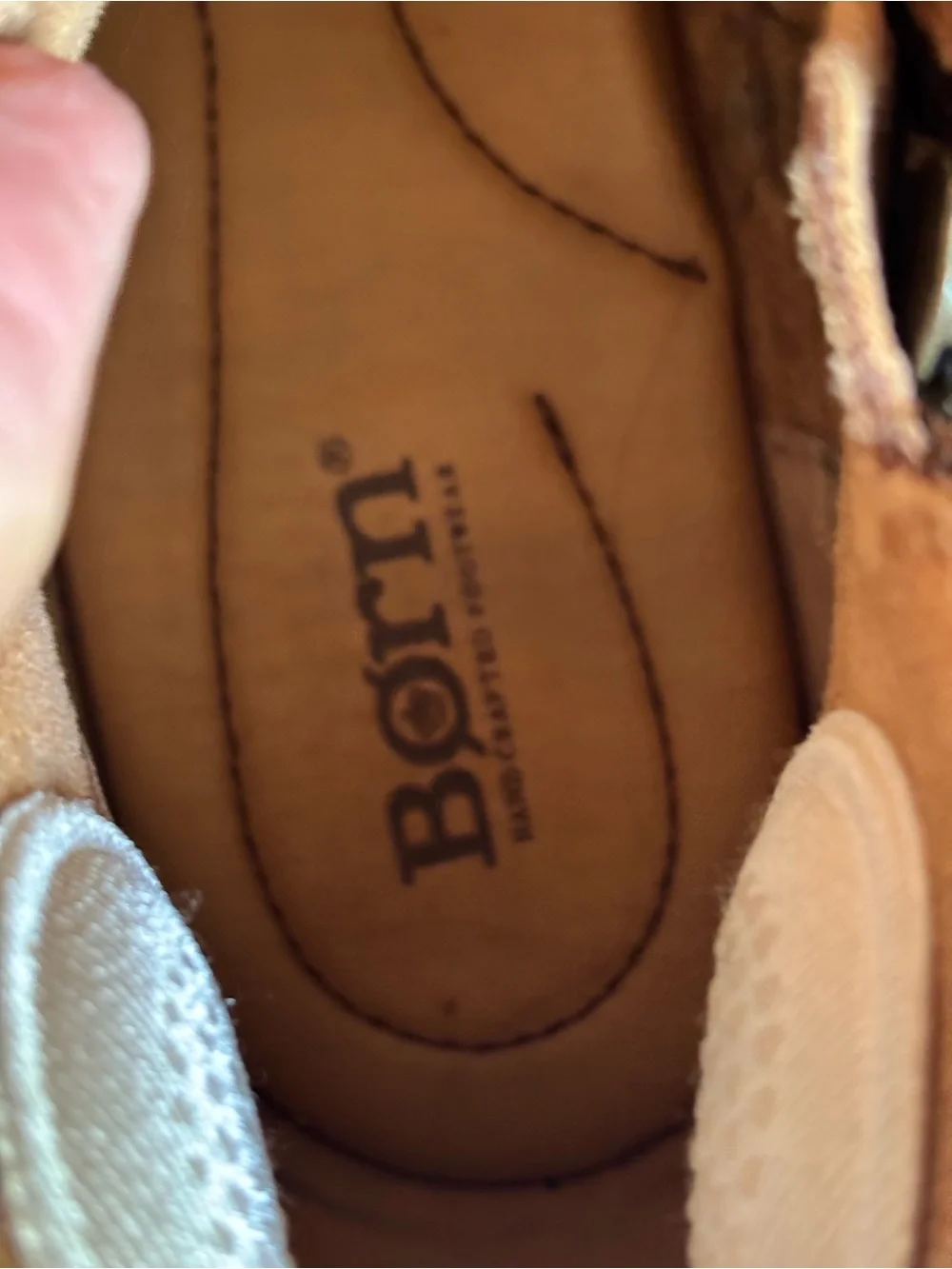 Born Women’s Brown Leather Ankle Boots - Size 11M Kati Brown Cuero